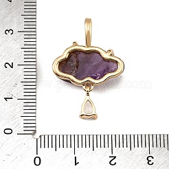 Natürliche Amethyst geschnitzte Anhänger&nbsp;GG-CBA5963-03B