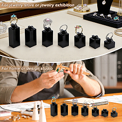 7 Stück Acryl-Ring-Displayständer-Set in 7 Größen&nbsp;ODIS-WH0099-256B