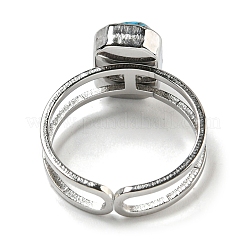 Offene Manschettenringe aus Edelstahl 304&nbsp;RJEW-C079-03P