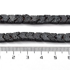 Natürliche Lavasteinperlenstränge&nbsp;G-H303-C15