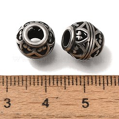 Perline europee in acciaio inossidabile 304&nbsp;STAS-D191-05T-AS