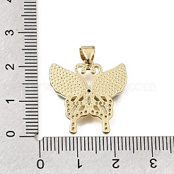 Pendentifs en laiton zircon cubique transparent&nbsp;CU-CBAF50C-02B-G