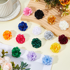 16 Stück Blumen-Stoffnadeln&nbsp;JEWB-WH0020-113
