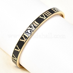 Bracelets manchettes ouvertes en acier inoxydable 304&nbsp;SA-CBAC920-14G