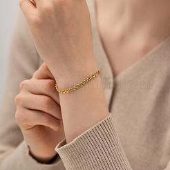 Minimalistische Herzgliederarmbänder aus Edelstahl 304&nbsp;QJ7944