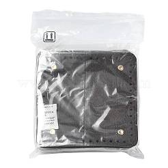 4 Stück quadratische Taschenböden aus PU-Kunstleder in 4 Farben&nbsp;DIY-FS0010-62