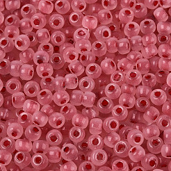 6/0 perline di semi di vetro colori interni trasparenti&nbsp;SEED-N008-08L