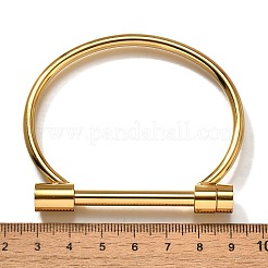 Ionenplattierung (IP) 304 Edelstahl Armreifen&nbsp;BJEW-P222-14G
