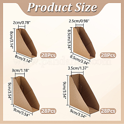 112 pieza de protectores de esquinas para marcos de fotos de papel triangular de 4 estilos&nbsp;FIND-WR0012-81