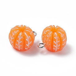 Pendenti imitazione frutta in resina opaca&nbsp;LS-X-RESI-G061-02