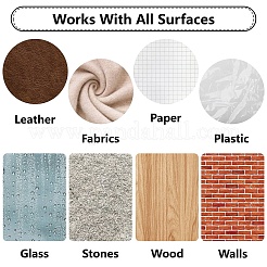 Handarbeitsvorlage für Acrylohrringe&nbsp;DIY-WH0359-086