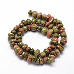 Unakite di chip gemma fili di perline naturali&nbsp;G-J337-29