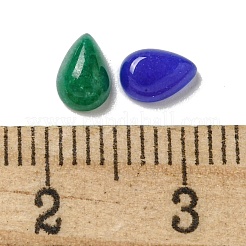 Gefärbte natürliche weiße Jade Cabochons&nbsp;G-Q173-02A-11