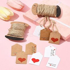 96 Stück Geschenkanhänger aus Papier in 6 Stilen&nbsp;CDIS-FS0001-26