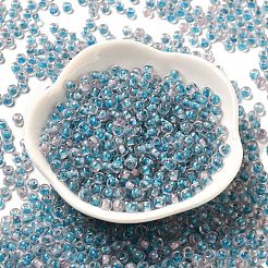 Perles de rocaille rondes en verre transparent&nbsp;X1-SEED-B001-05A-27
