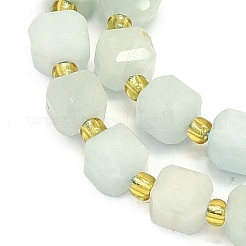 Natürliche Aquamarin Perlen Strang&nbsp;G-I376-D12-01