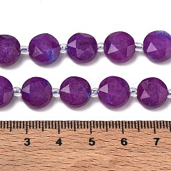 Gefärbt natürliche Jade Perlen Stränge&nbsp;G-C116-A15-01-01