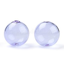 Transparente Kugelperlen aus geblasenem Borosilikatglas&nbsp;GLAA-T003-09B