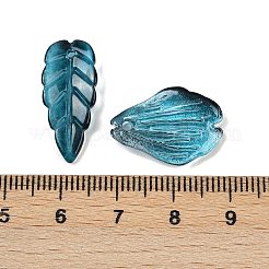 Perles de verre transparentes de couleur dégradée&nbsp;GLAA-B026-01E