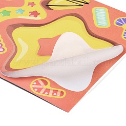 8 süßes Donut-Aufkleber-Set aus PVC&nbsp;STIC-Q003-03