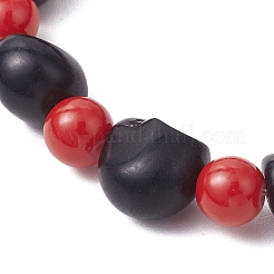 Synthetische Türkis Perlen Stretch-Armbänder&nbsp;BJEW-JB12093-03