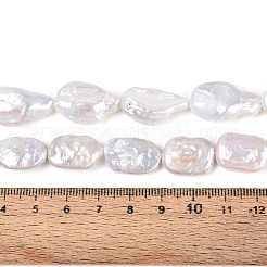 Natürliche Barock Keshi Perlen Stränge&nbsp;PEAR-S020-D05-01