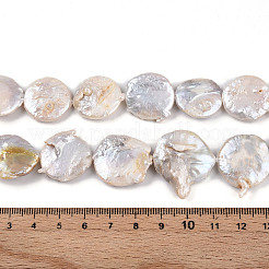 Natürliche Barock Keshi Perlen Stränge&nbsp;PEAR-S018-06I
