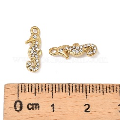 304 Edelstahl mit Kristall-Strass-Anhängern&nbsp;STAS-G358-05G-07