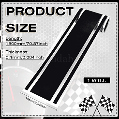 PVC-Auto-Motorhaubenaufkleber&nbsp;DIY-WH0308-961C
