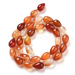 Chapelets de perles rouges en agate naturelle&nbsp;G-B106-A22-02