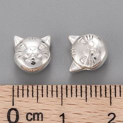 Perline gattino in lega di stile tibetano&nbsp;X-TIBEP-GC178-S-RS