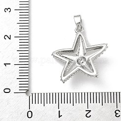 Colgante micropavé cubic zirconia de latón&nbsp;KK-Z134-18P-01