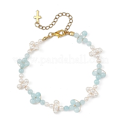 Bracelets pour femmes en perles de coquillage&nbsp;BJEW-JB13914