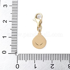 Tropfenanhänger-Dekoration aus Edelstahl 304&nbsp;STAS-S165-06A-G