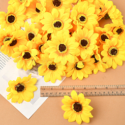 30 Stück künstliche Sonnenblume aus Stoff&nbsp;DIY-SP0005-97