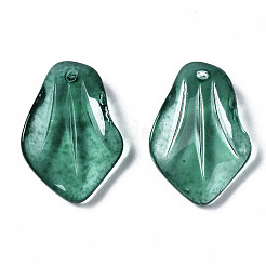 Spruzzare ciondoli di vetro dipinte&nbsp;GLAA-N042-002-C01
