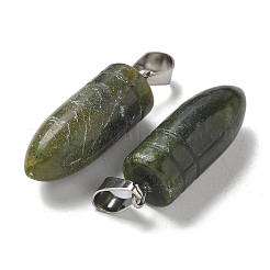 Pendentifs pointus en jade naturel du sud&nbsp;G-B127-18P-01