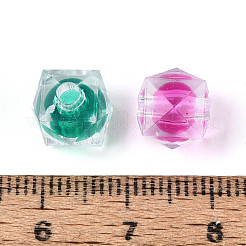 Abalorios de acrílico transparentes&nbsp;X-OACR-Q197-03