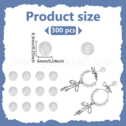 300 Stück umweltfreundliche Silikon-Ohrmuttern&nbsp;FIND-ME0001-04