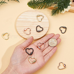 9 Stück 3 Farben Legierung Schraube Karabiner Schloss Charms&nbsp;FIND-DC0005-63