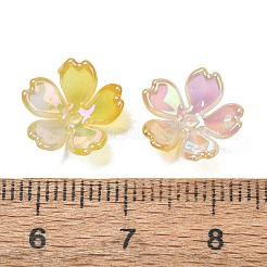 Placage uv perles acryliques opaques&nbsp;AC-CBA99FE-06-L