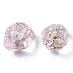 Perle di vetro verniciate a spruzzo trasparente&nbsp;GLAA-R215-01-B04