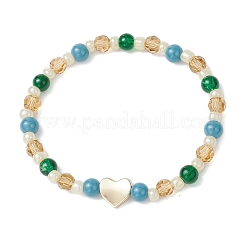 Perle di vetro si estendono braccialetti&nbsp;BJEW-JB11514