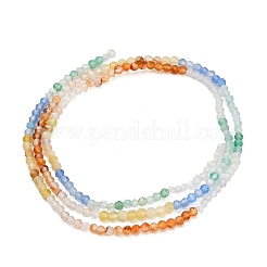 Brins de perles d'agate naturelle de couleur dégradée&nbsp;GG-CBA4399-A04-01A