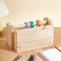 Klebebandabroller aus Holz&nbsp;DIY-WH0308-618