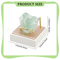 Espositori quadrati in cristallo minerale in pelle sintetica&nbsp;AJEW-WH0342-63