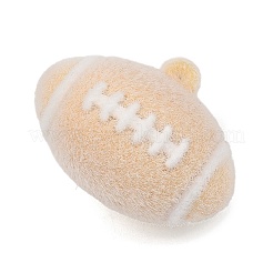 Silikonanhänger mit Sportmotiven aus beflocktem Material&nbsp;SIL-C012-02B-01