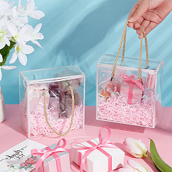 20 Stück transparente Geschenkboxen aus Haustierplastik&nbsp;CON-BC0007-75A