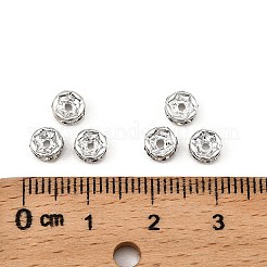 Perline distanziatori strass in ottone&nbsp;X-RB-A014-Z5mm-01S-NF