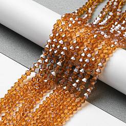 Trasparenti perle di vetro placca fili&nbsp;LS-EGLA-A039-T2mm-A28